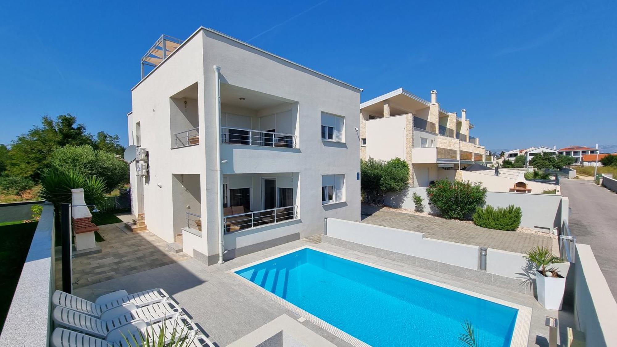 Apartments Le Mare - Pool, Sandstrand, Meerblick, W-Lan, Grill Privlaka  Eksteriør bilde