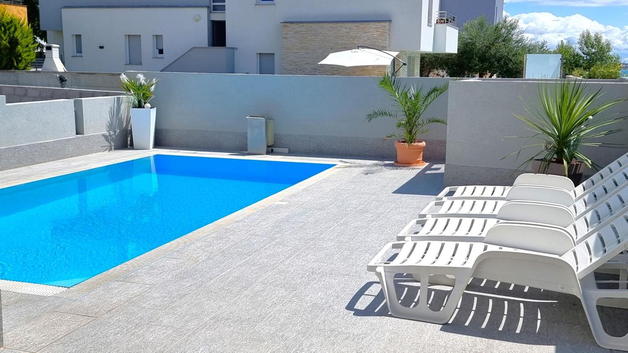 Apartments Le Mare - Pool, Sandstrand, Meerblick, W-Lan, Grill Privlaka  Eksteriør bilde